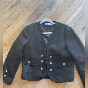 Zara tweed Chanel like jacket